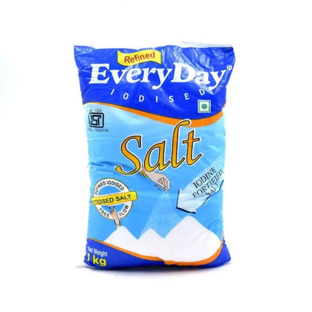 Everyday Iodized Namak/Salt, Pure & Natural,1 Kg