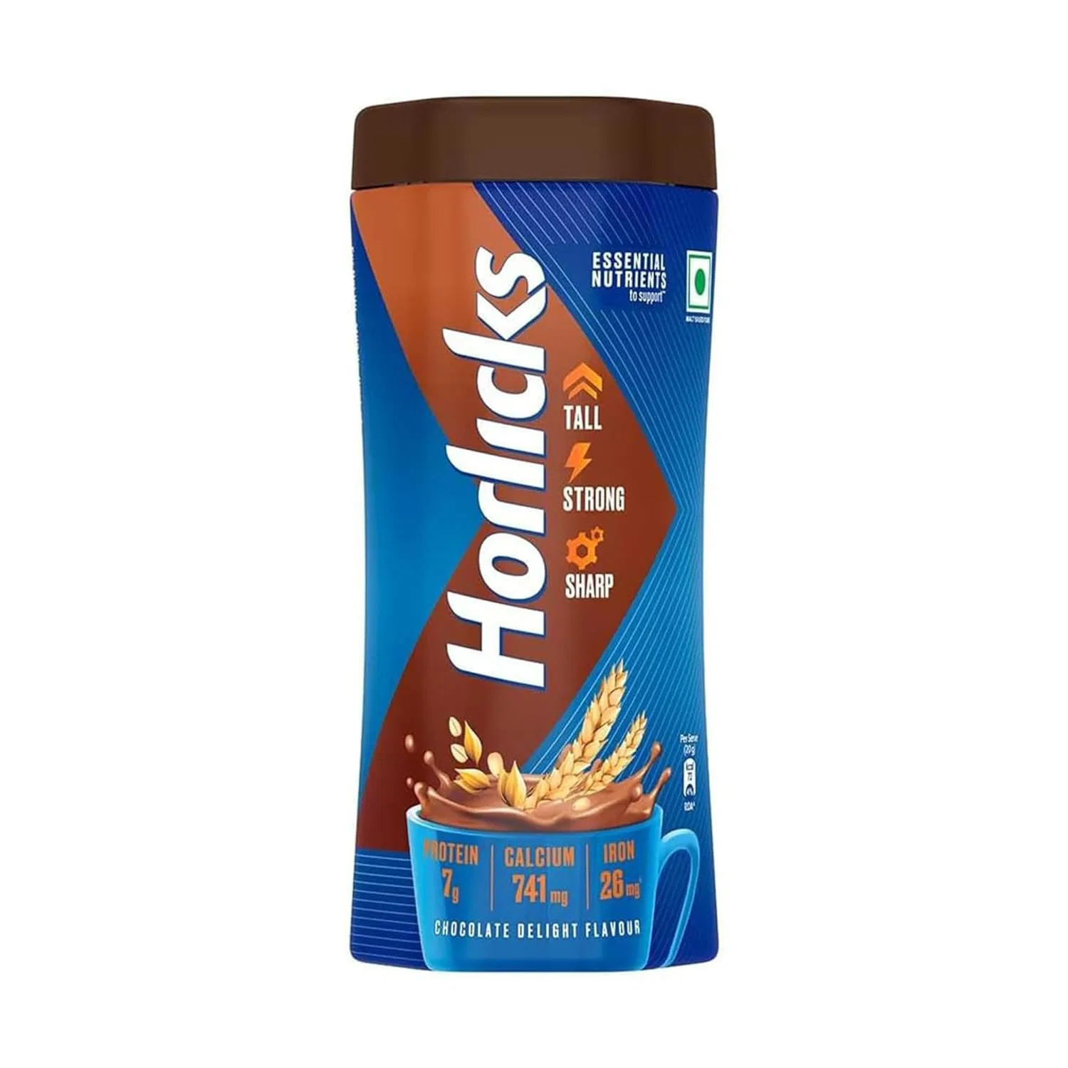 Horlicks Chocolate Nutrition Drink,450gm Jar