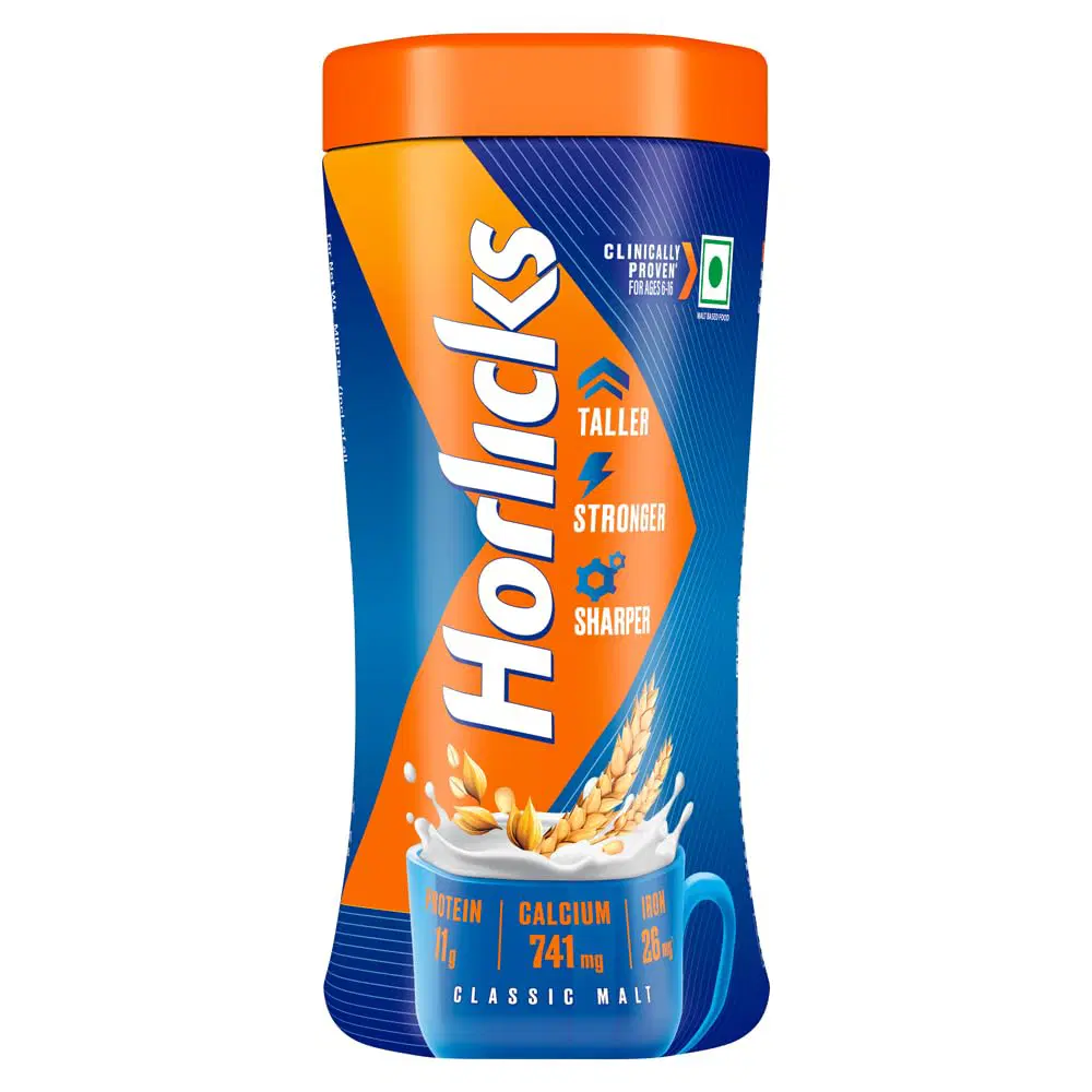 Horlicks Nutrition Drink Jar - Classic Malt 