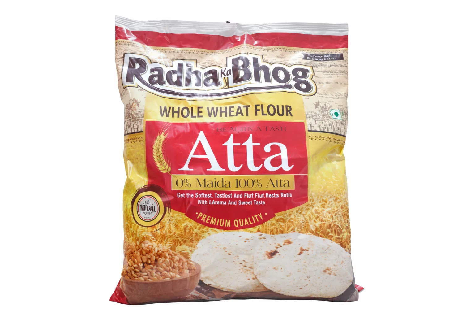 Radha Ka Bhog Chakki Fresh Aata | Red Aata