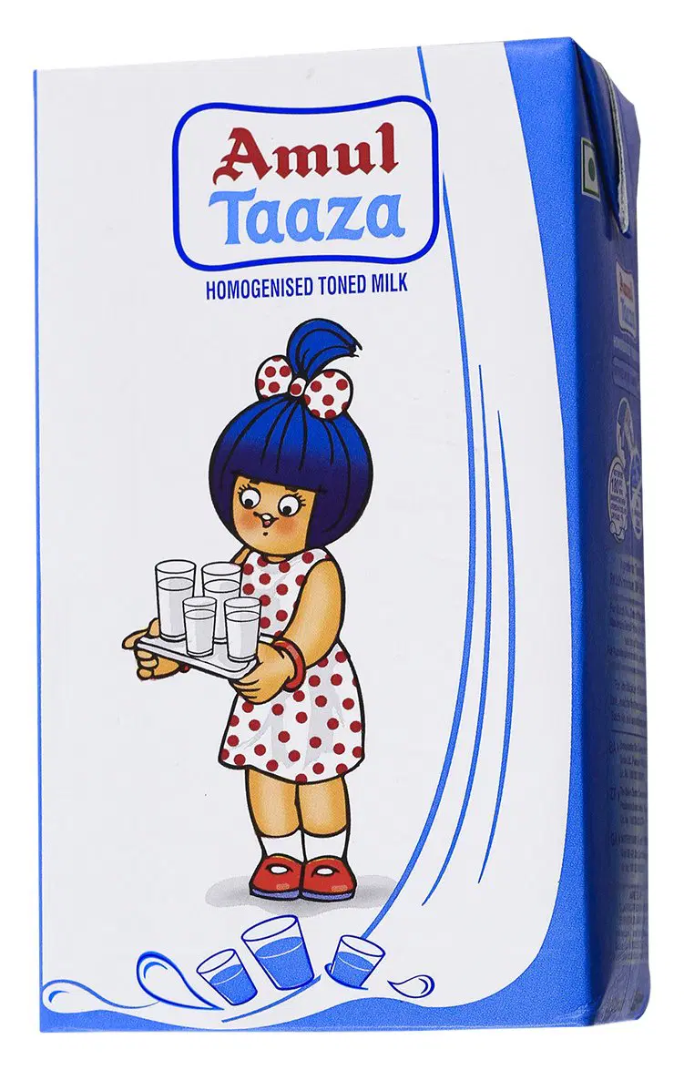 Amul Taaza Homogenised Toned Milk