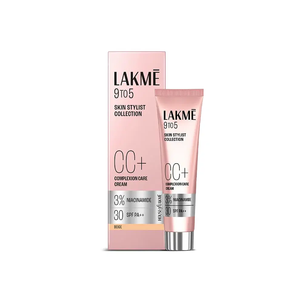 Lakme 9TO5 Skin Stylist Collection CC+ Complexion Care Cream 30 SPF PA++