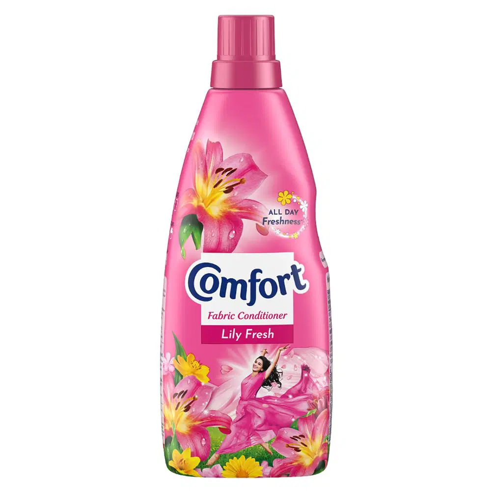 Comfort Lily Fresh Fabric Conditioner | After Wash Liquid Fabric Softener - For Softness | Shine & Long Lasting Freshness