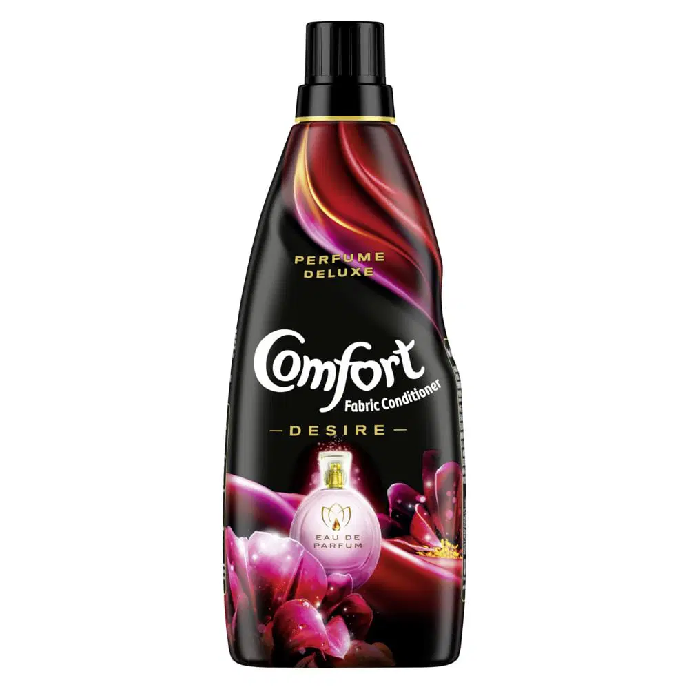 Comfort Perfume Deluxe After Wash Fabric Conditioner Desire| Liquid Fabric Softener with Fine French Fragrance for Freshness|| Softness & Shine