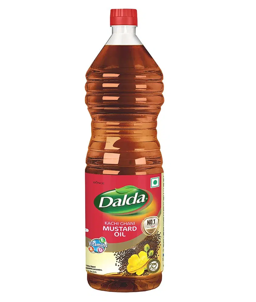 Dalda Kachi Ghani Mustard Oil -1 L (Pet Bottle)