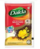 Dalda Kachi Ghani Mustard Oil - 1litre (Pouch) – image 1