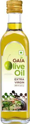 GAIA Extra Virgin Olive Oil, Heart Healthy Superfood,Natural &Cold Extracted Olive Oil Ideal For Drizzling On Salads&Sauteed Vegetables Packed With Anti-Aging Benefits & Improved Digestion, 500ml – image 1
