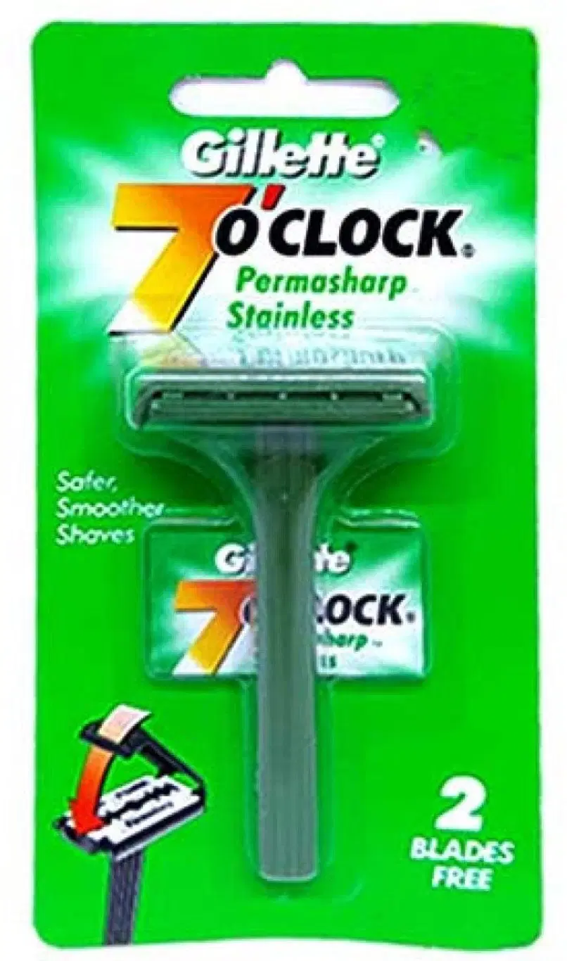Gillete 7 O' Clock Permasharp Plastic Razor