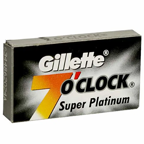 Gillette 7O'Clock Super Platinum Blade, 10 pcs