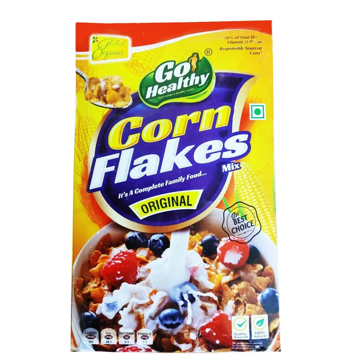 Go Healthy Corn Flakes Original
