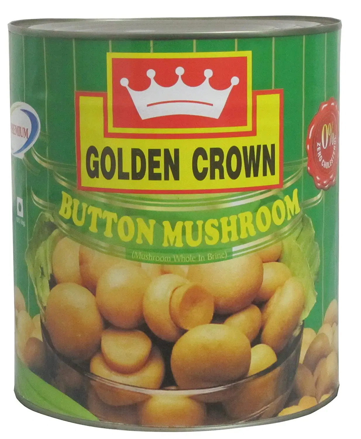 Golden Crown Button Mushroom Jar, 800gm
