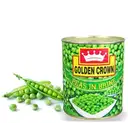 Golden Crown Peas In Brine Can (Green Matar) Net Weight : 800 g, Drained Weight : 400 g – image 1