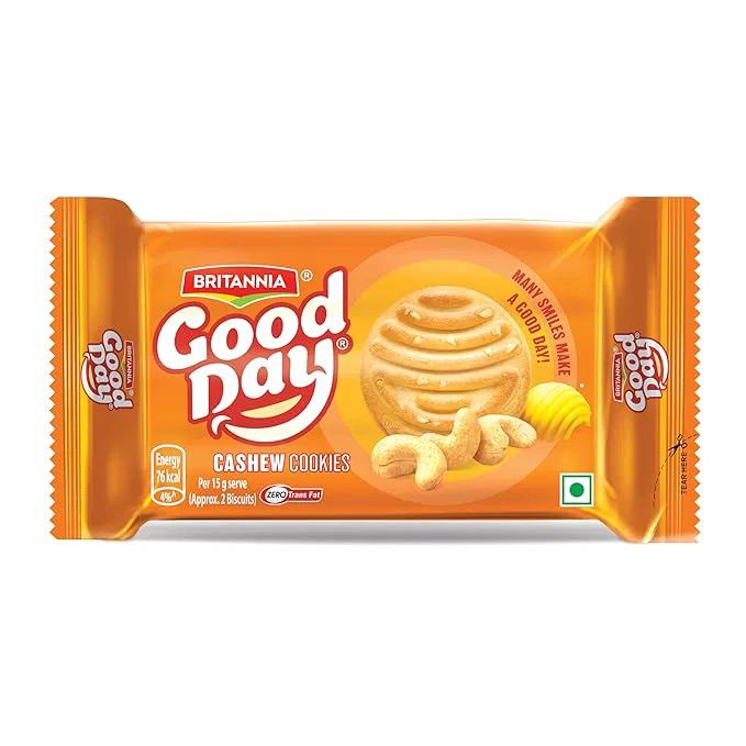 Britannia Good Day Cashew Biscuits, 200gm