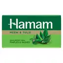 Hamam Neem Tulsi and Aloevera Soap Bar 100 g – image 1