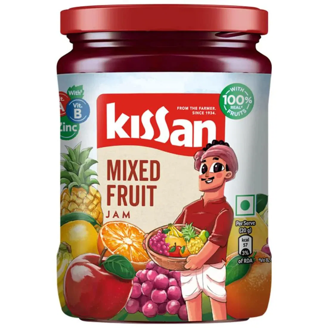 Kissan Mixed Fruit Jam, Jar