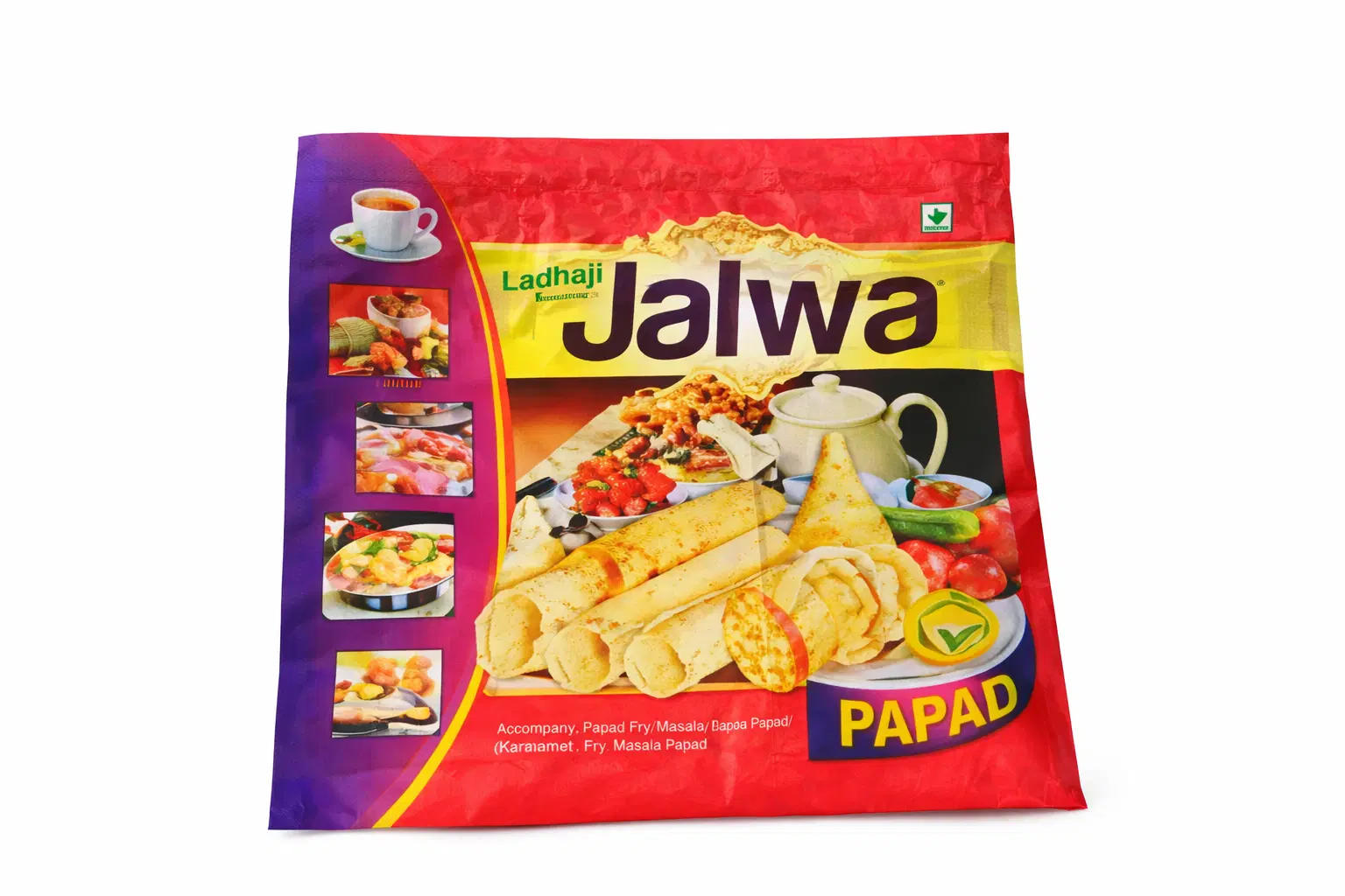 Ladhaji Jalwa Papad, 500gm
