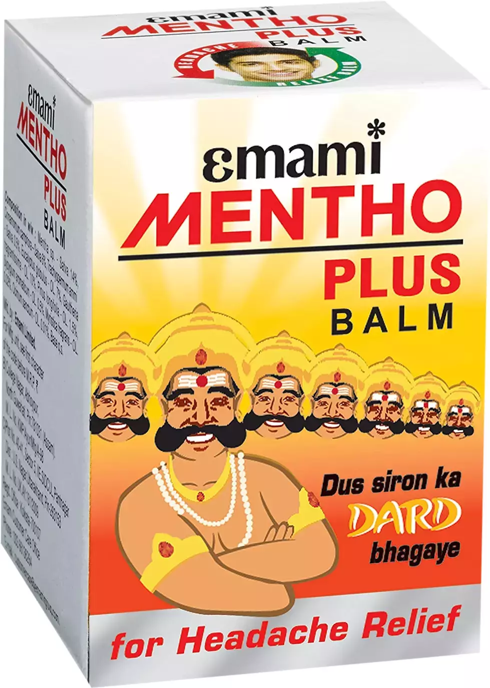 EMAMI Mentho Plus Balm Pain Relief Balm, 4gm