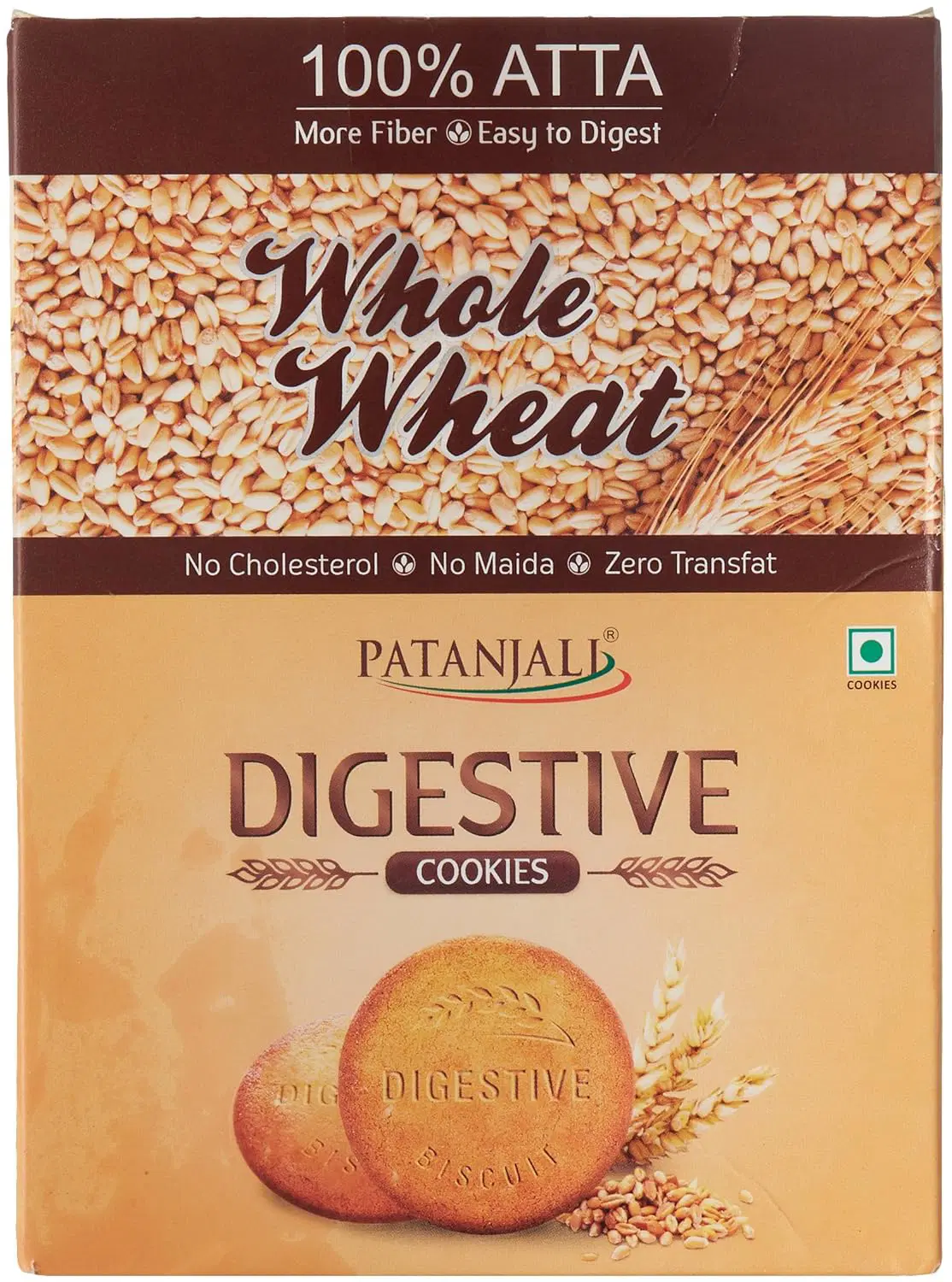 Patanjali Digestive Biscuits, 250gm