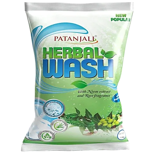 Patanjali Herbal Wash Detergent Powder, 1kg