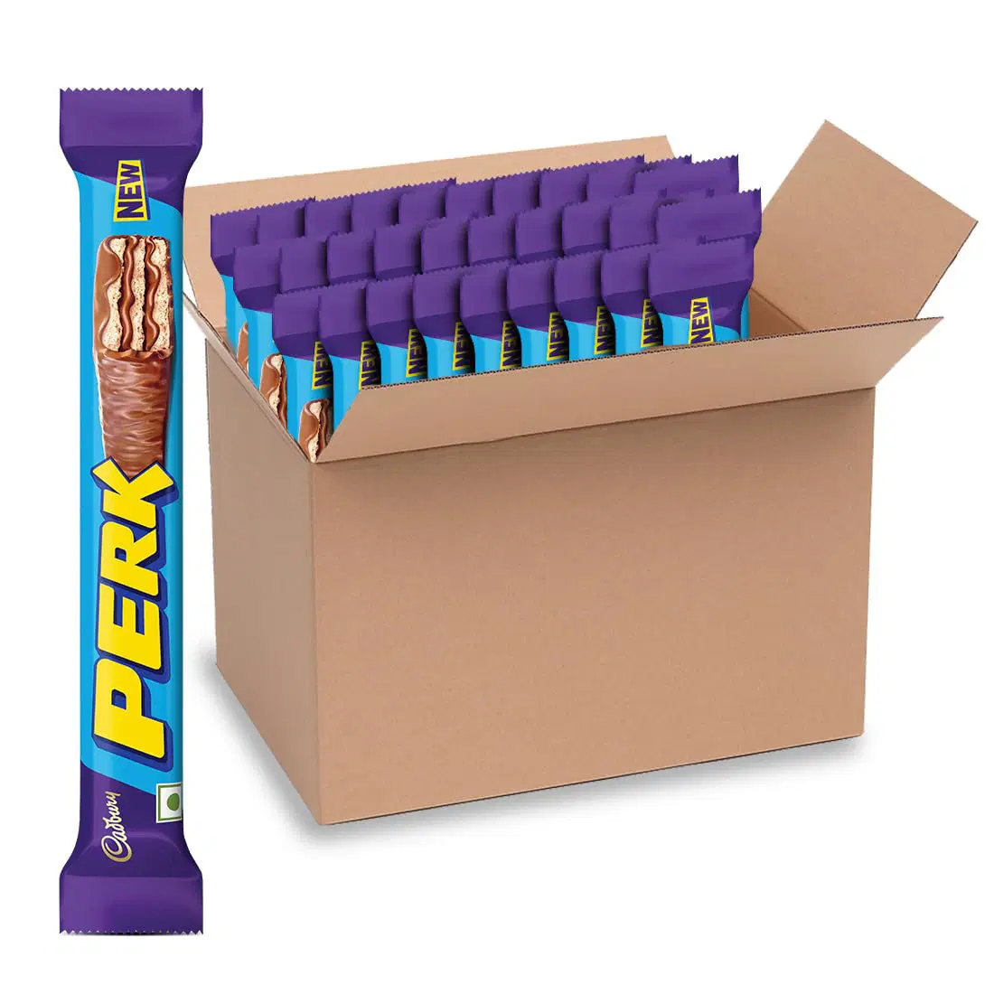 Cadbury Perk Double Chocolate Coated Wafer, 22gm (Pack of 30)