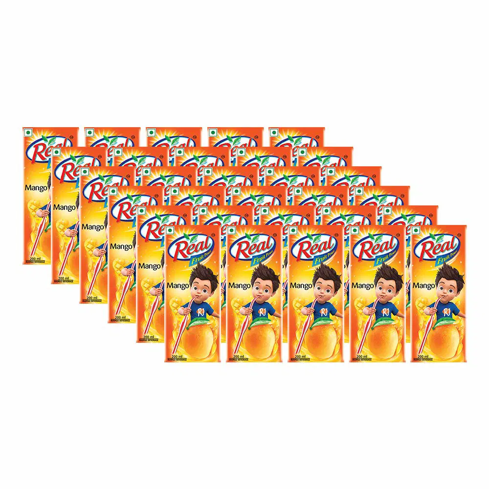 Real Fruit Juice, Mango, 125ml x 40