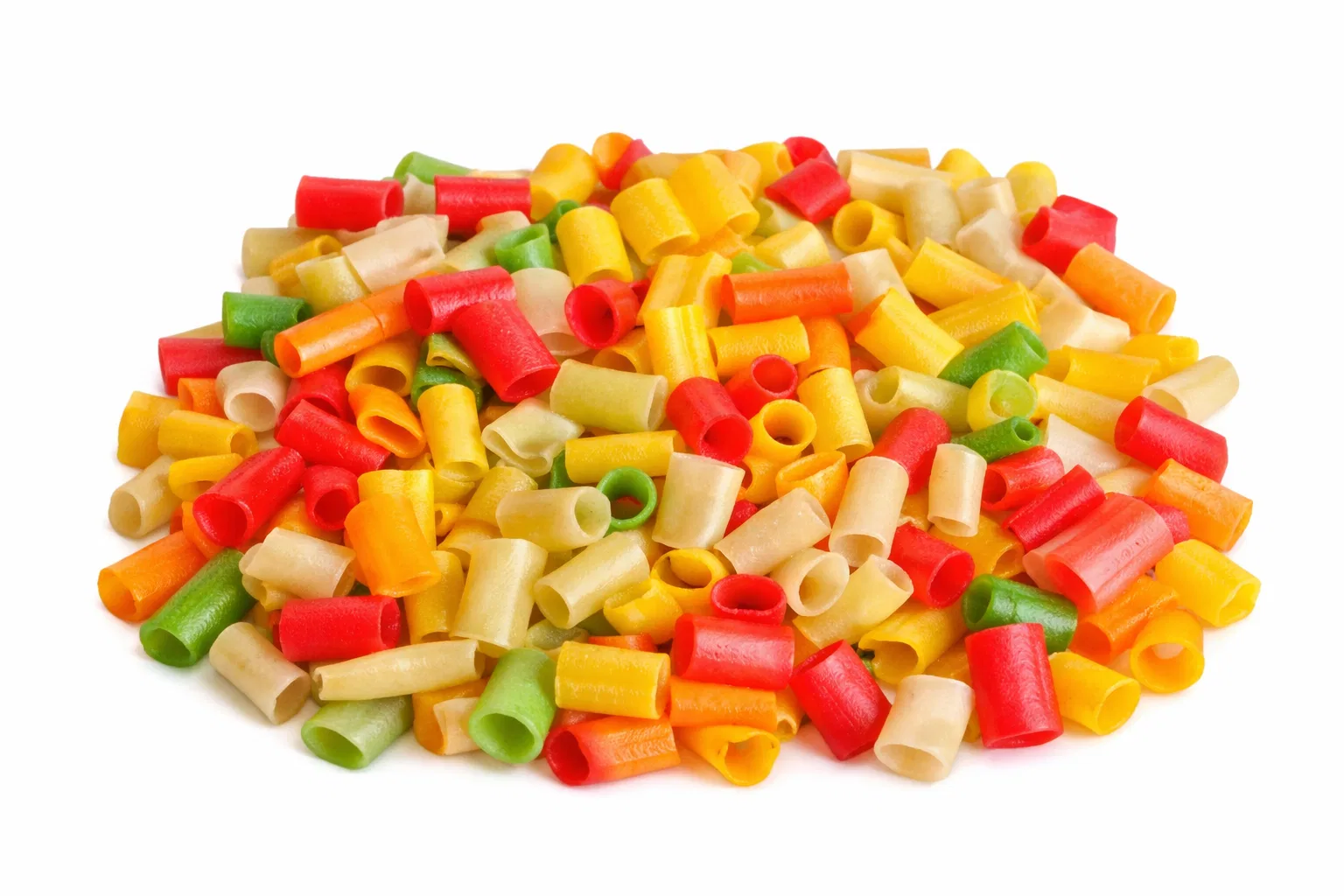 Multi Colour Ring shaped papad | Ring Papad | Pipe Papad | Fryums