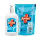 Savlon Moisture Shield Germ Protection Liquid Handwash 200ml pump + 175ml refill pouch combo – image 1