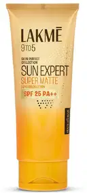 Lakme 9TO5 Skin Perfect Collection Sun Expert Super Matte Sunscreen Lotion SPF 25 PA++ – image 1