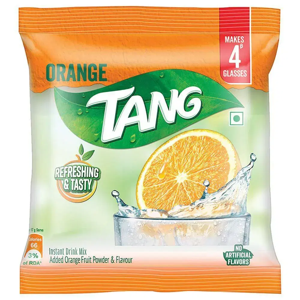 Tang Orange Source Of (Vitamin C) No Artificial Flavours Powder, 75gm