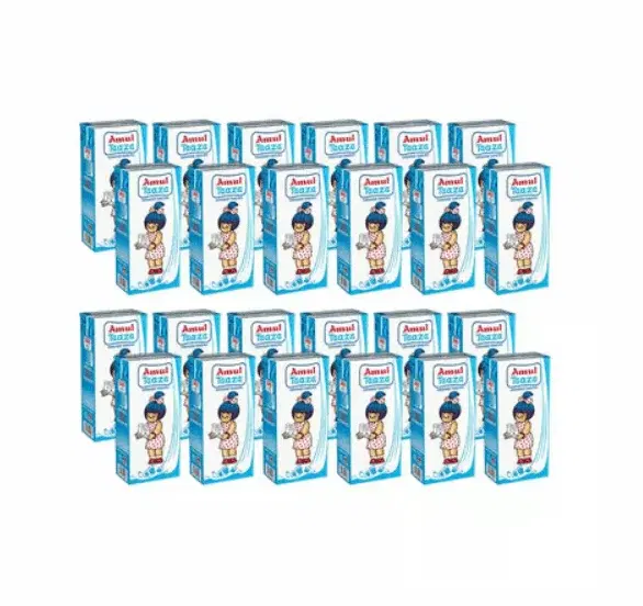 Amul Taaza Homogenized Toned Milk, 200ml*30pc