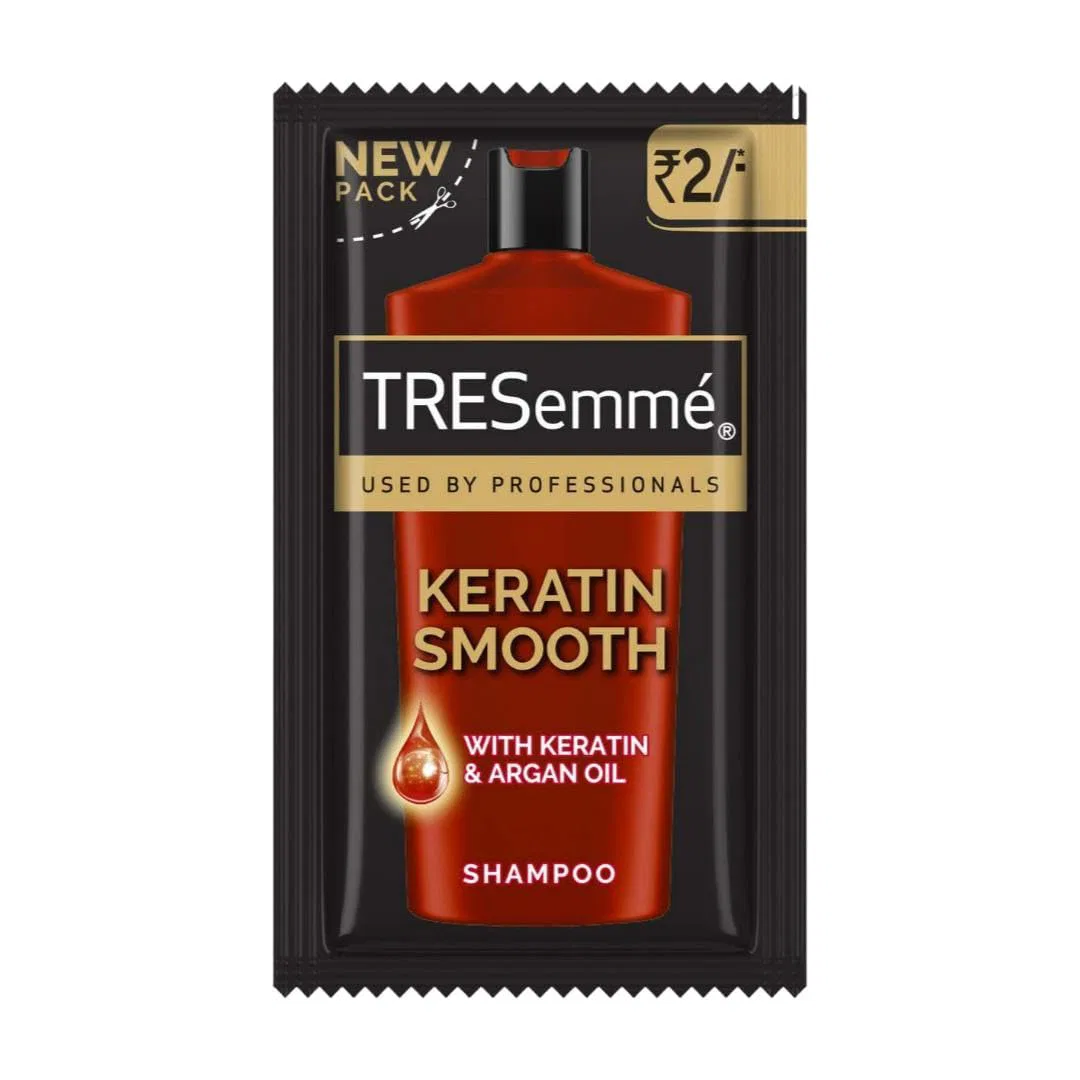 TRESemme Keratin Smooth Shampoo, 6ml Sachet Pack of 16