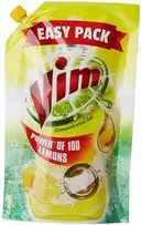 Vim Dishwash Liquid Gel Lemon, With Lemon Fragrance, Leaves No Residue, Grease Cleaner For All Utensils – image 1