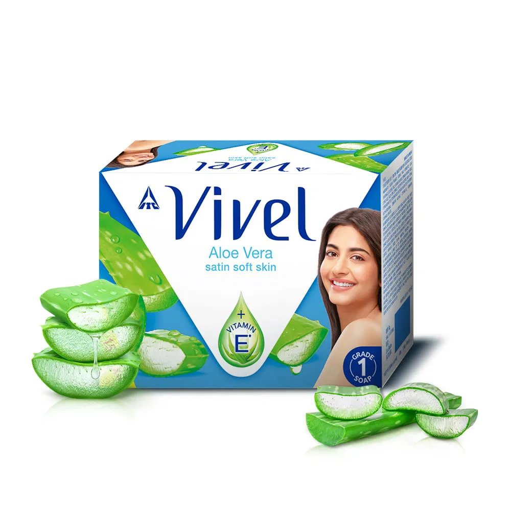Vivel Alovera Bath Soap, 48.5gm