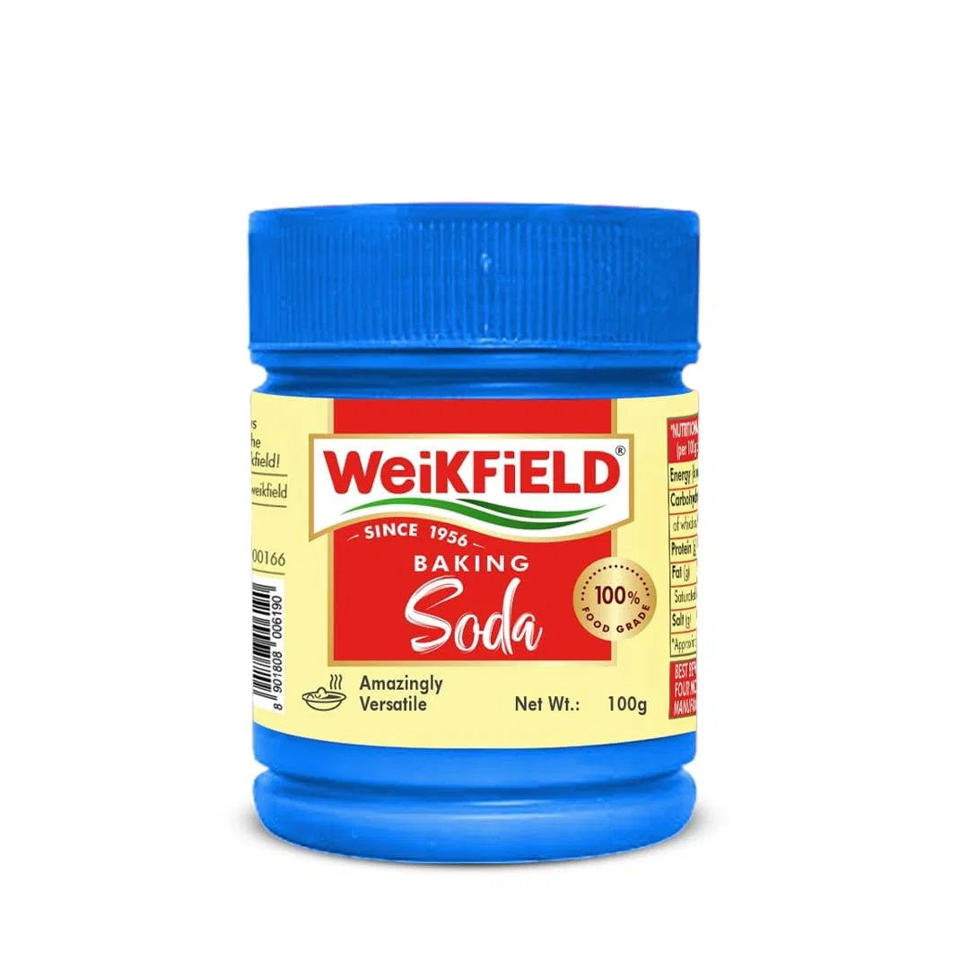 Weikfield Baking Soda | Food Grade Sodium Bicarbonate | Ideal for Baking, Cooking|Jar | 100g