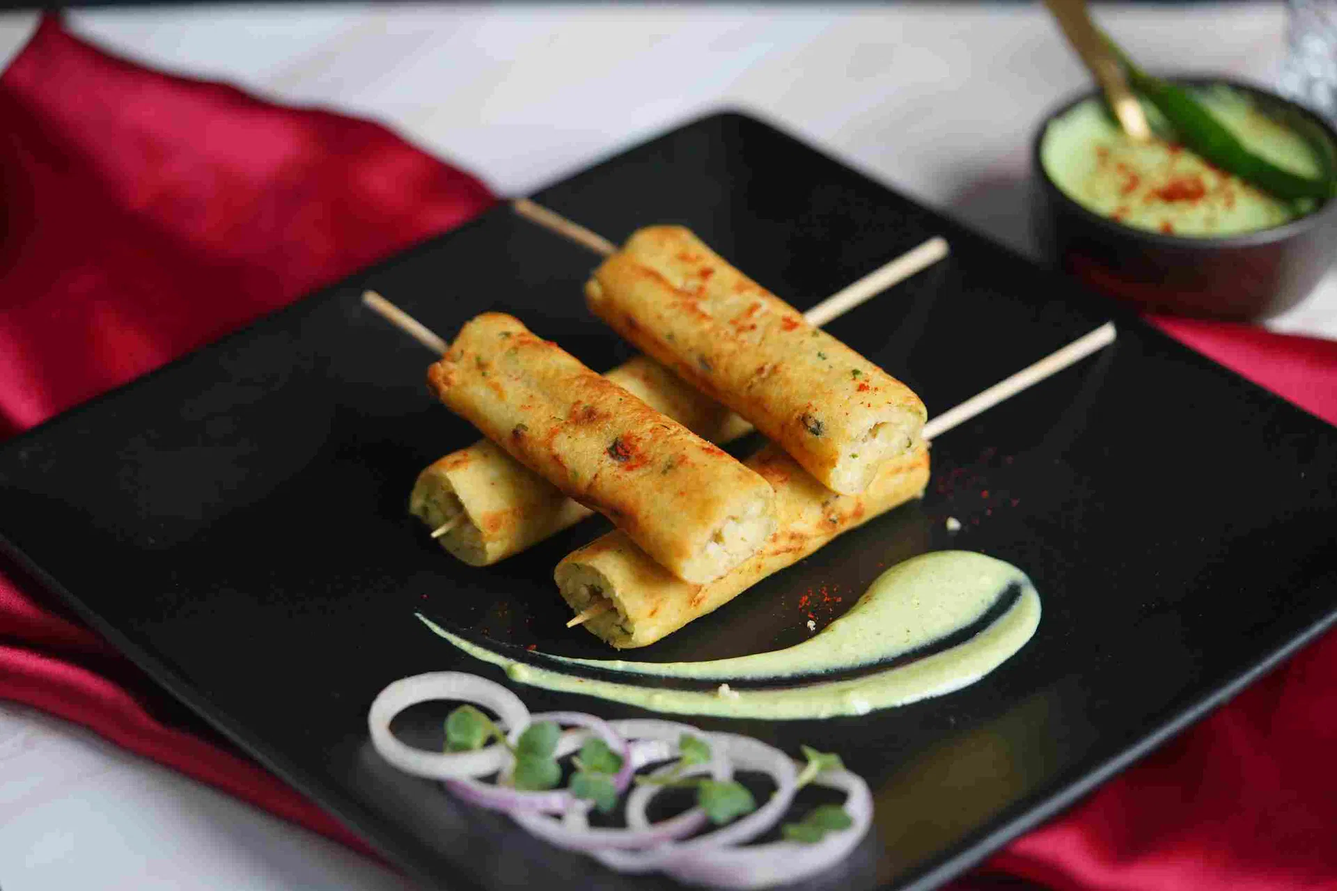 Paneer Seekh Kebab