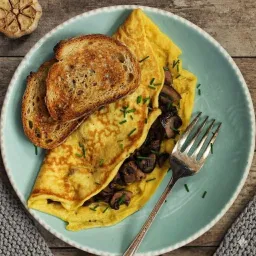 MKR Mushroom Omelette with Toast – image 1