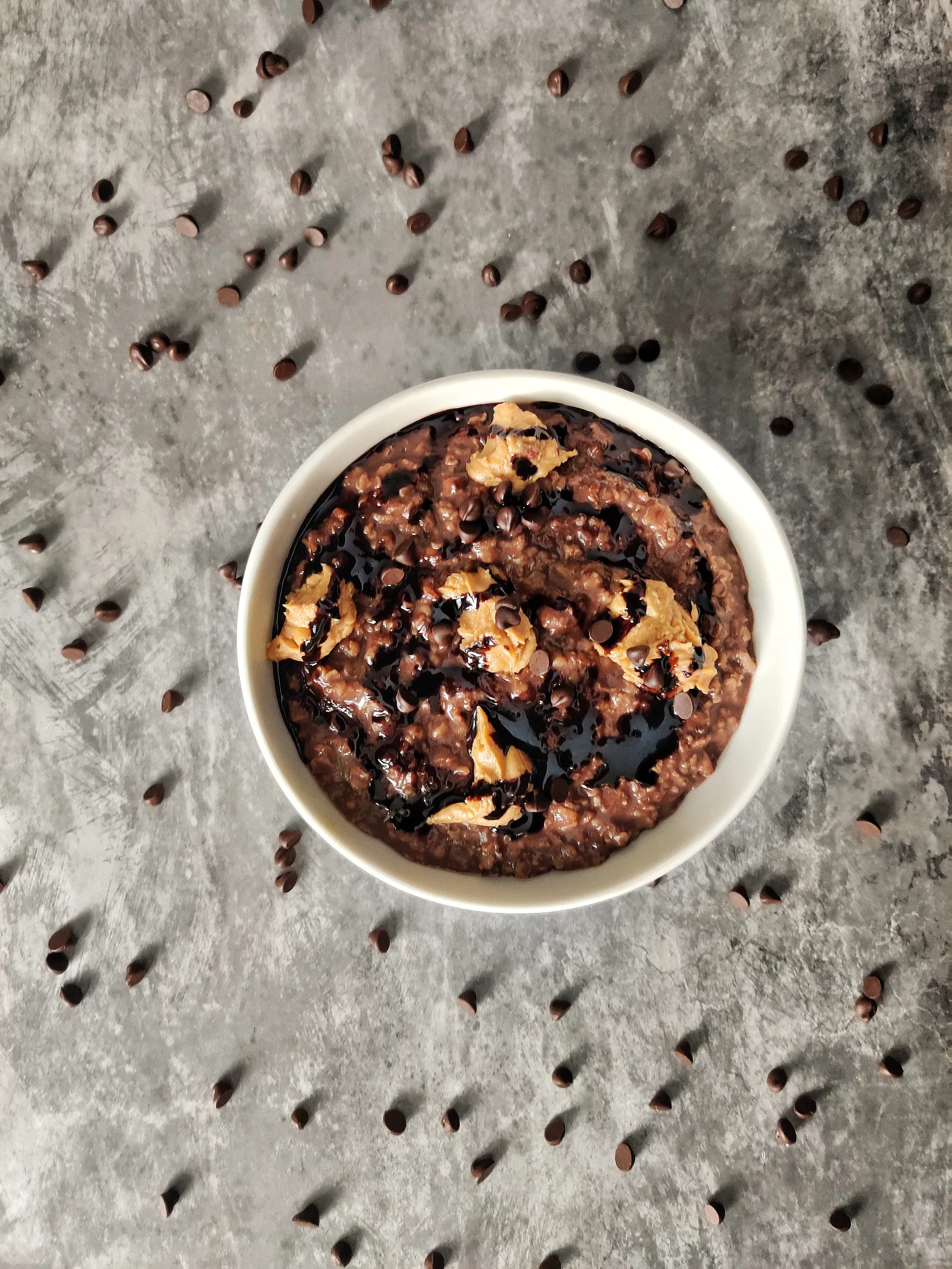 Chocolate Peanut Butter Daliya (Porridge)