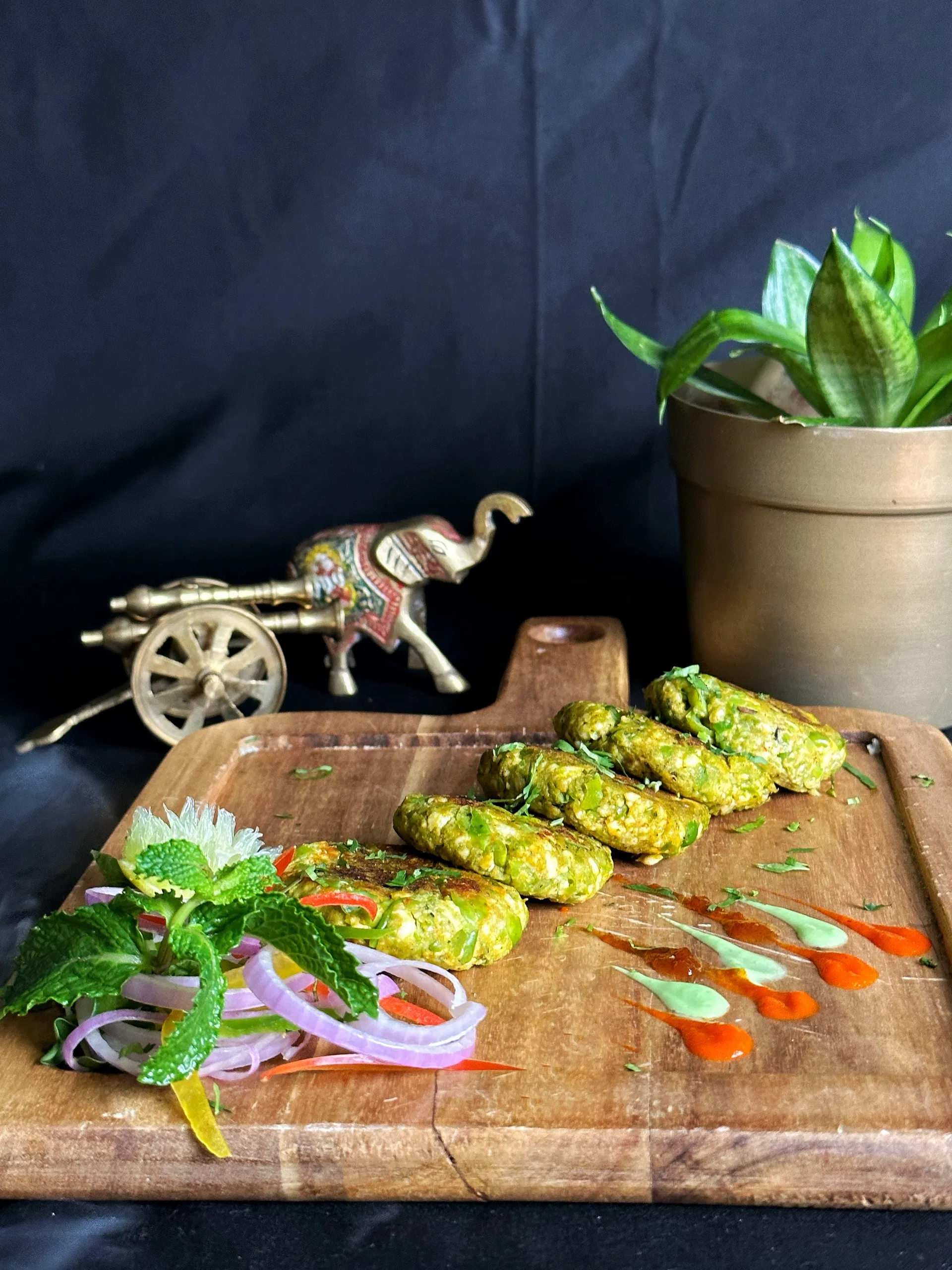 MKR High Protein Matar Paneer Tikki