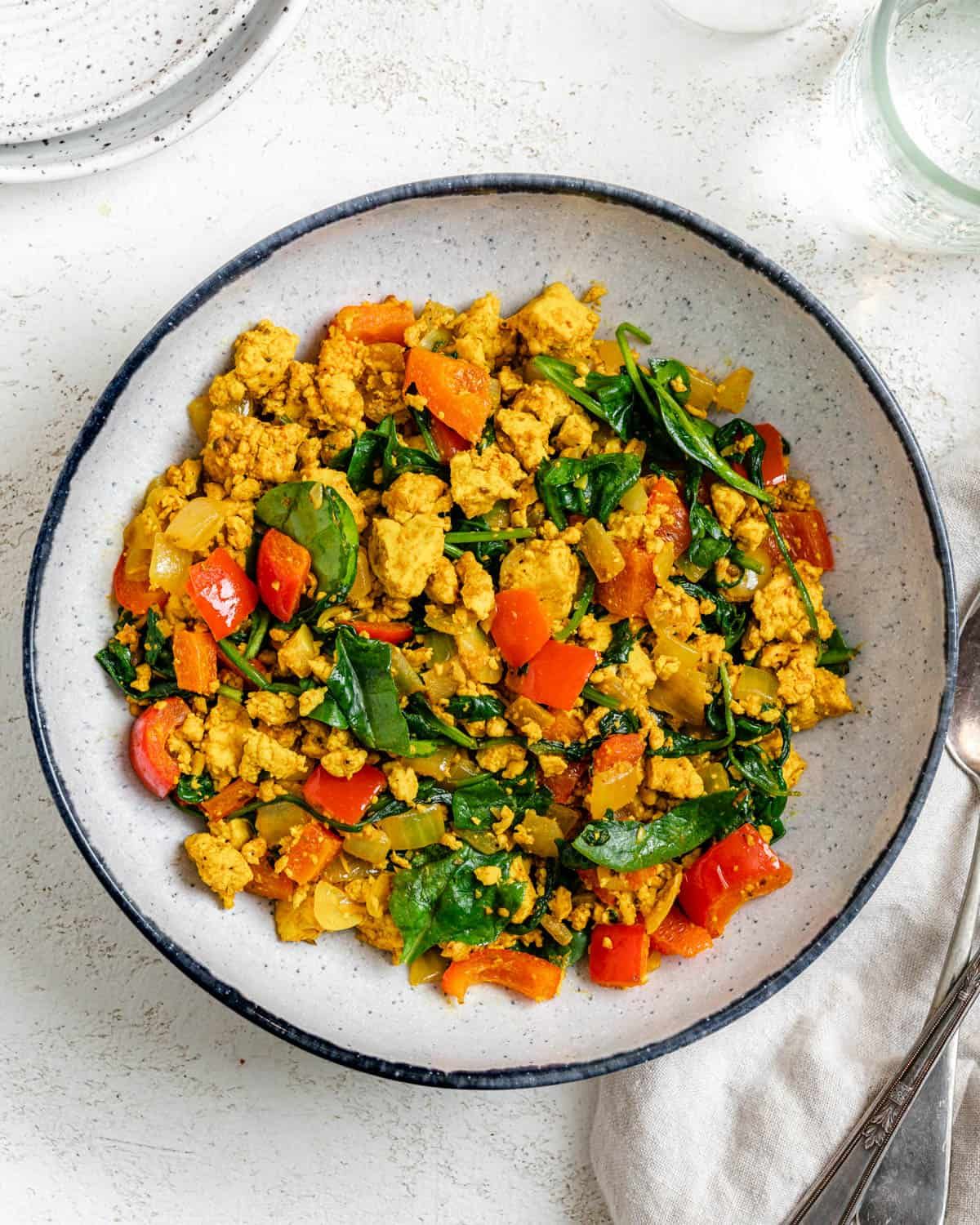 MKR Tofu & Vegetable Breakfast Scramble