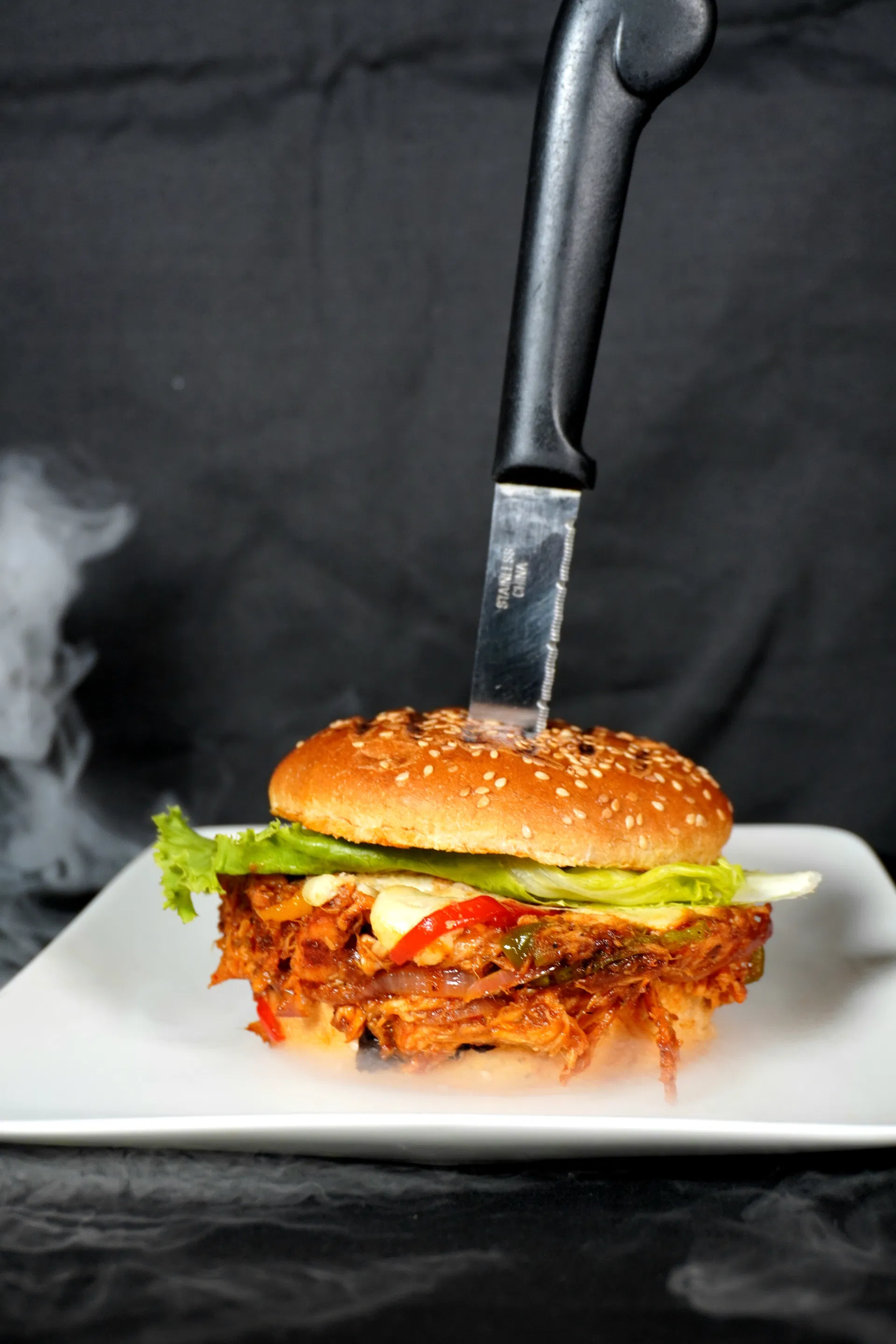 MKR BBQ Crack Chicken Burger