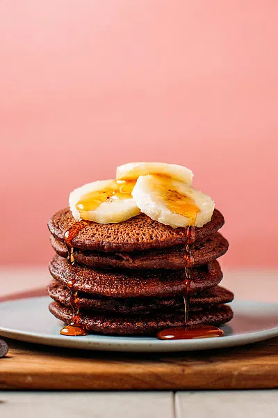 Chocolate Protein Pancakes Ghar Style