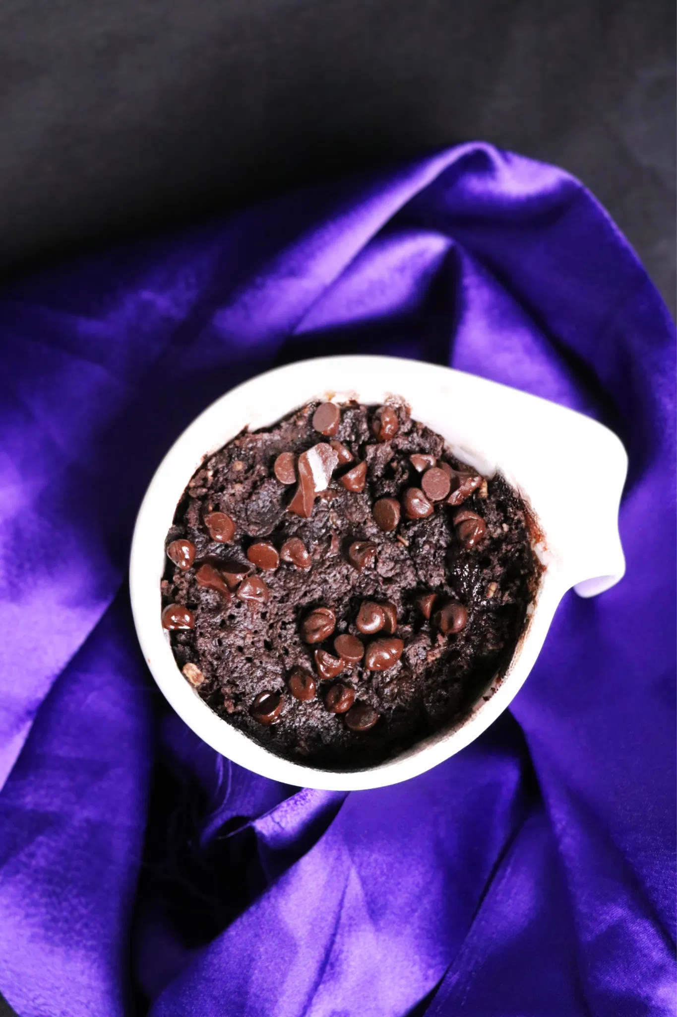 Chocolate Overload Oatmeal Mug Cake