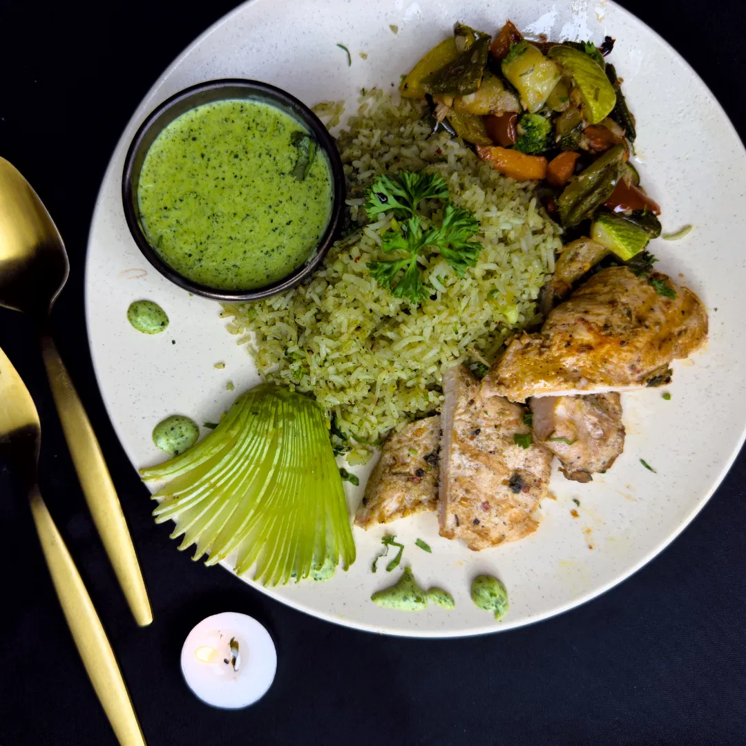 MKR Grilled Chicken with Pesto Rice