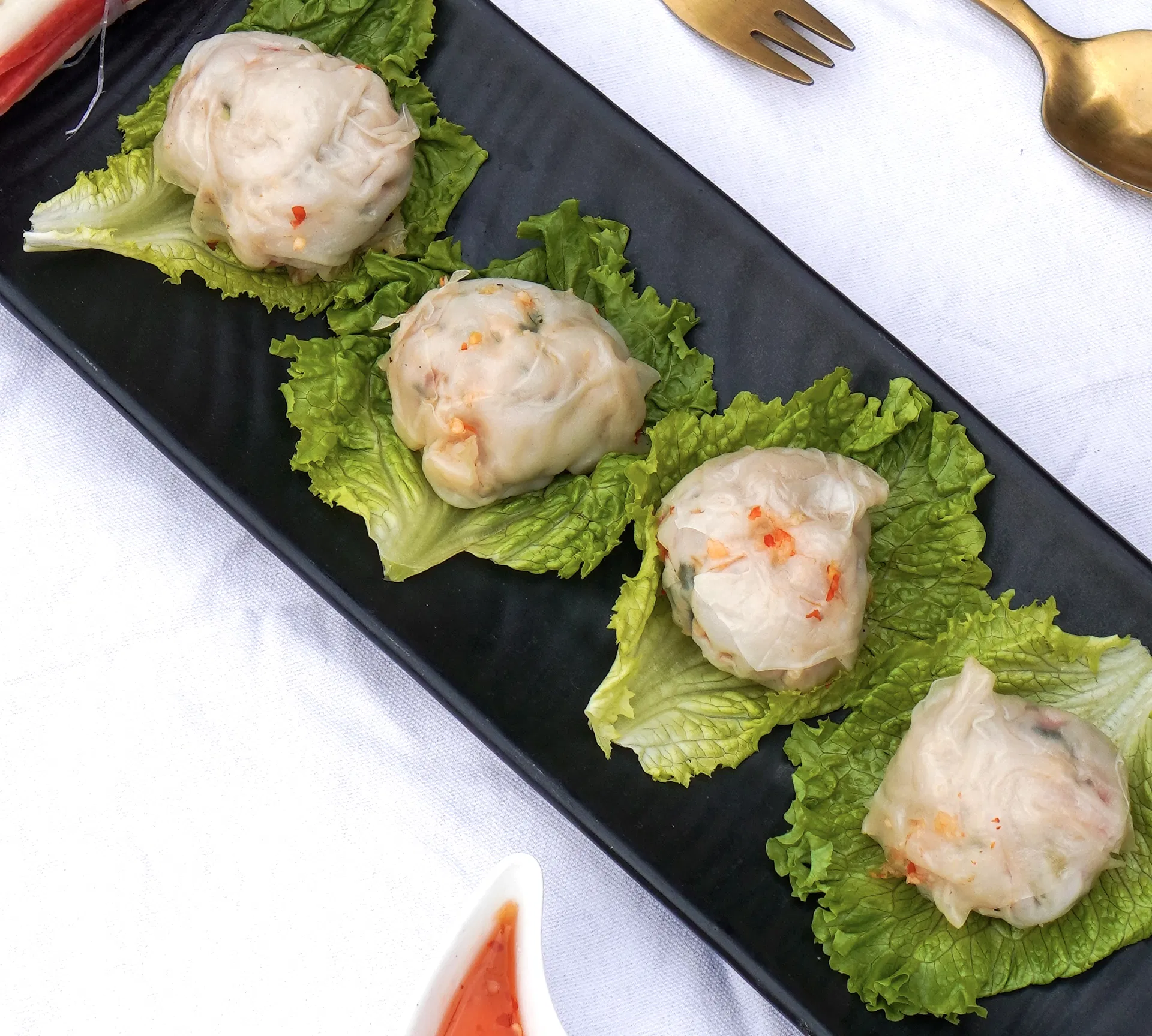 Vietnamese Rice Paper Chicken Balls Ghar Style
