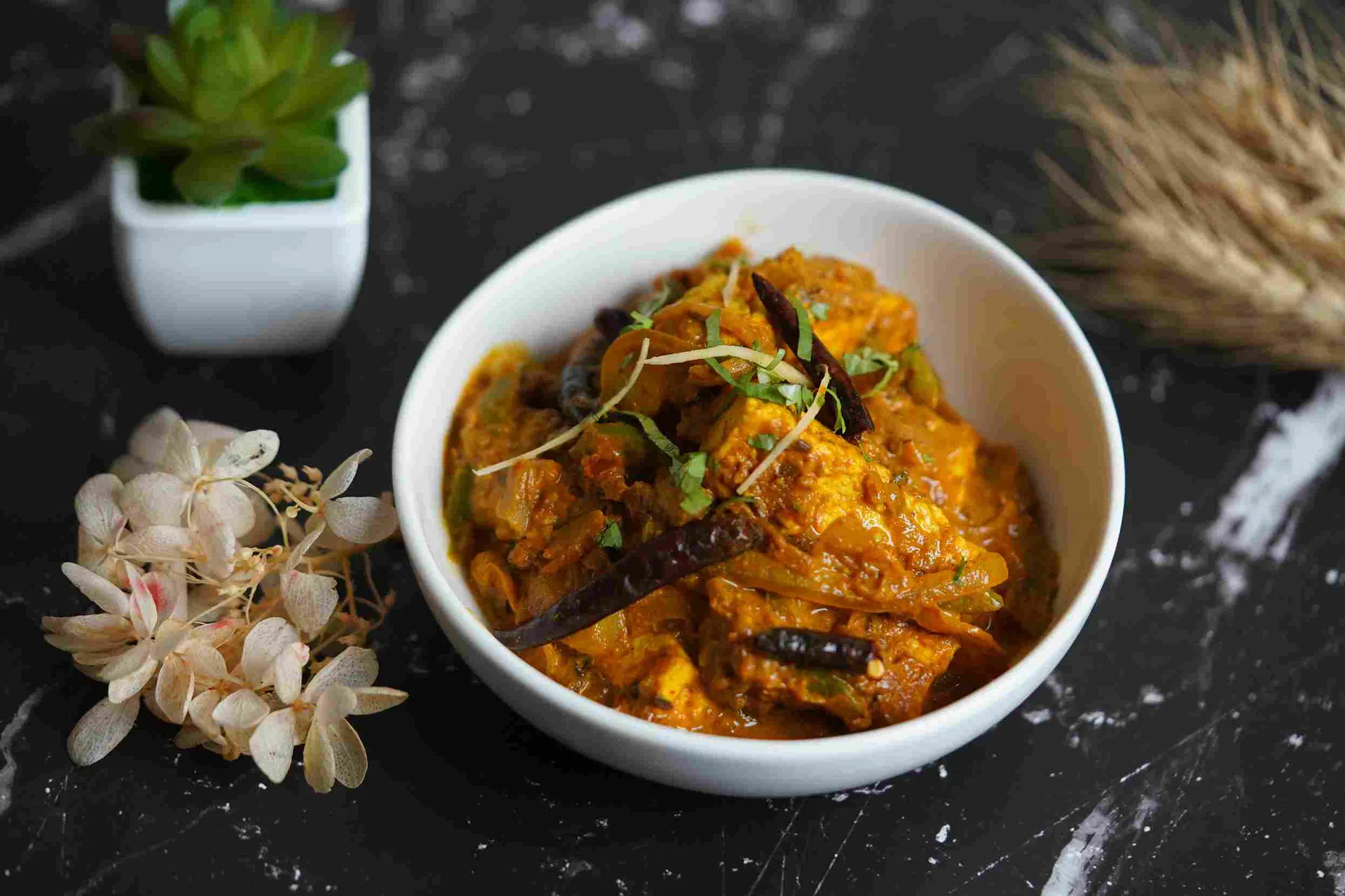 Classic Ghar Ki Kadai Paneer with Rice/Roti
