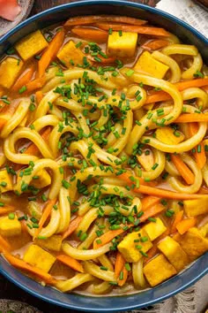 Vegan Curry Atta Noodles (Whole Wheat) – image 1