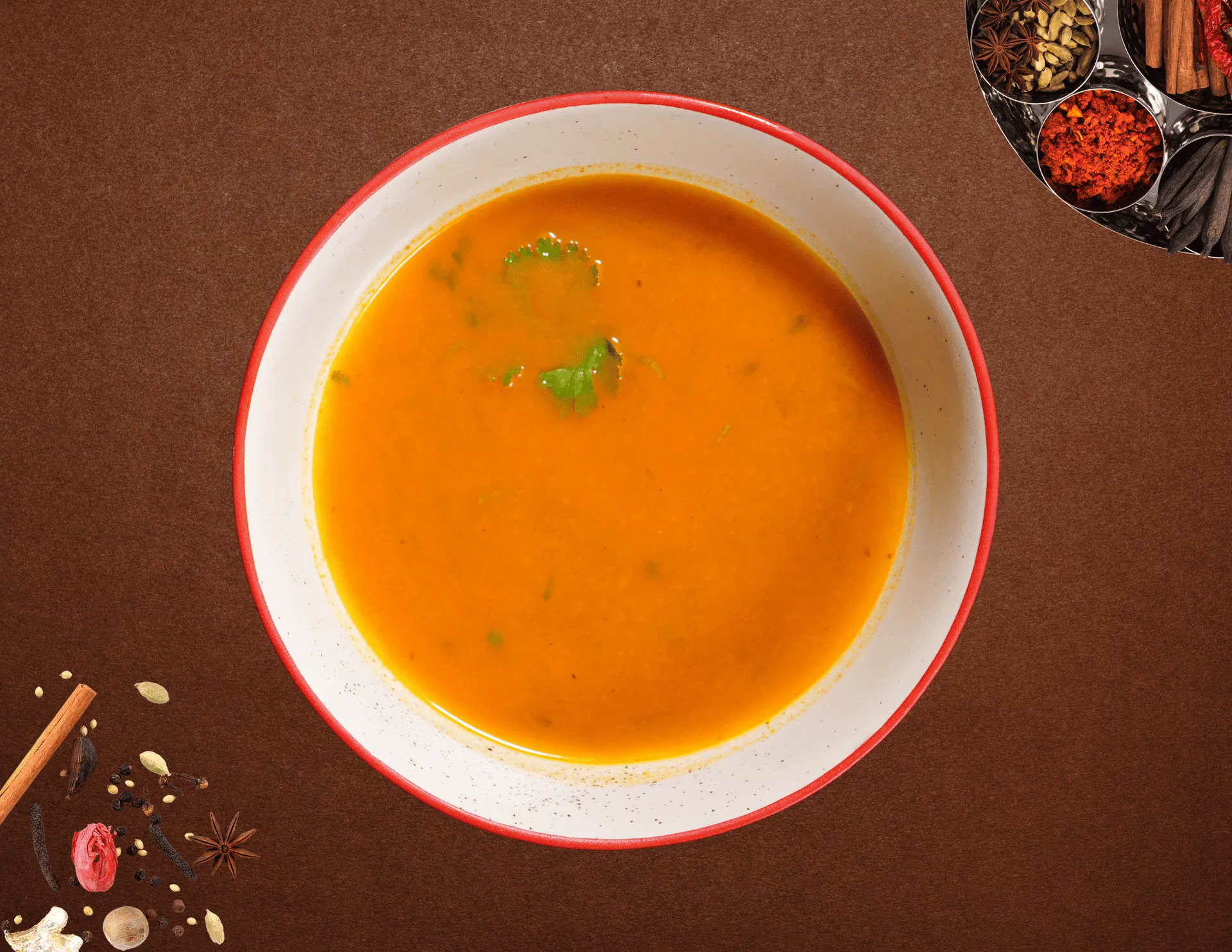 Ghar Ka Traditional Rasam with Rice