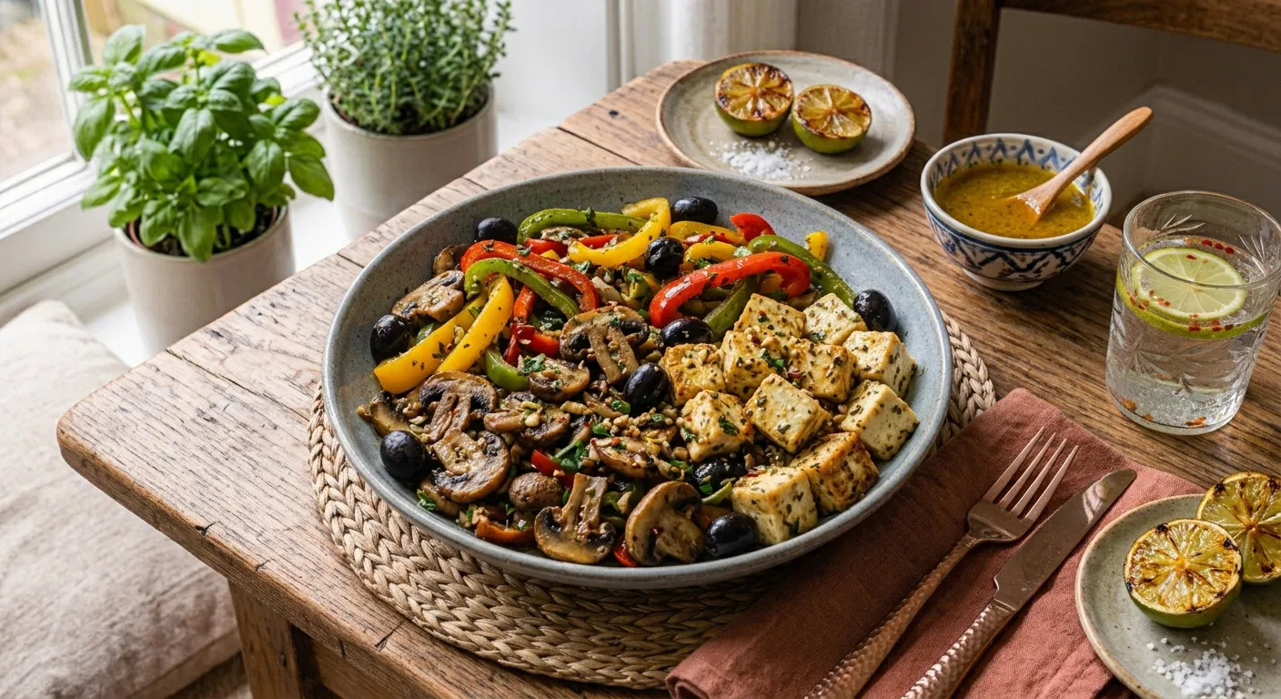 Alfungi Paneer Rasoi Style with Rice