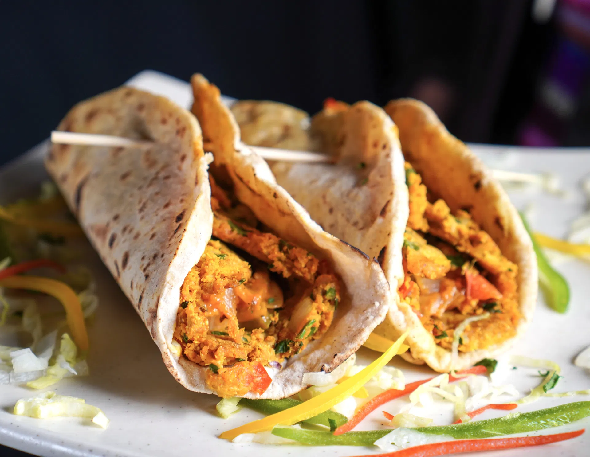 Ghar ke Soya Kabab Tacos