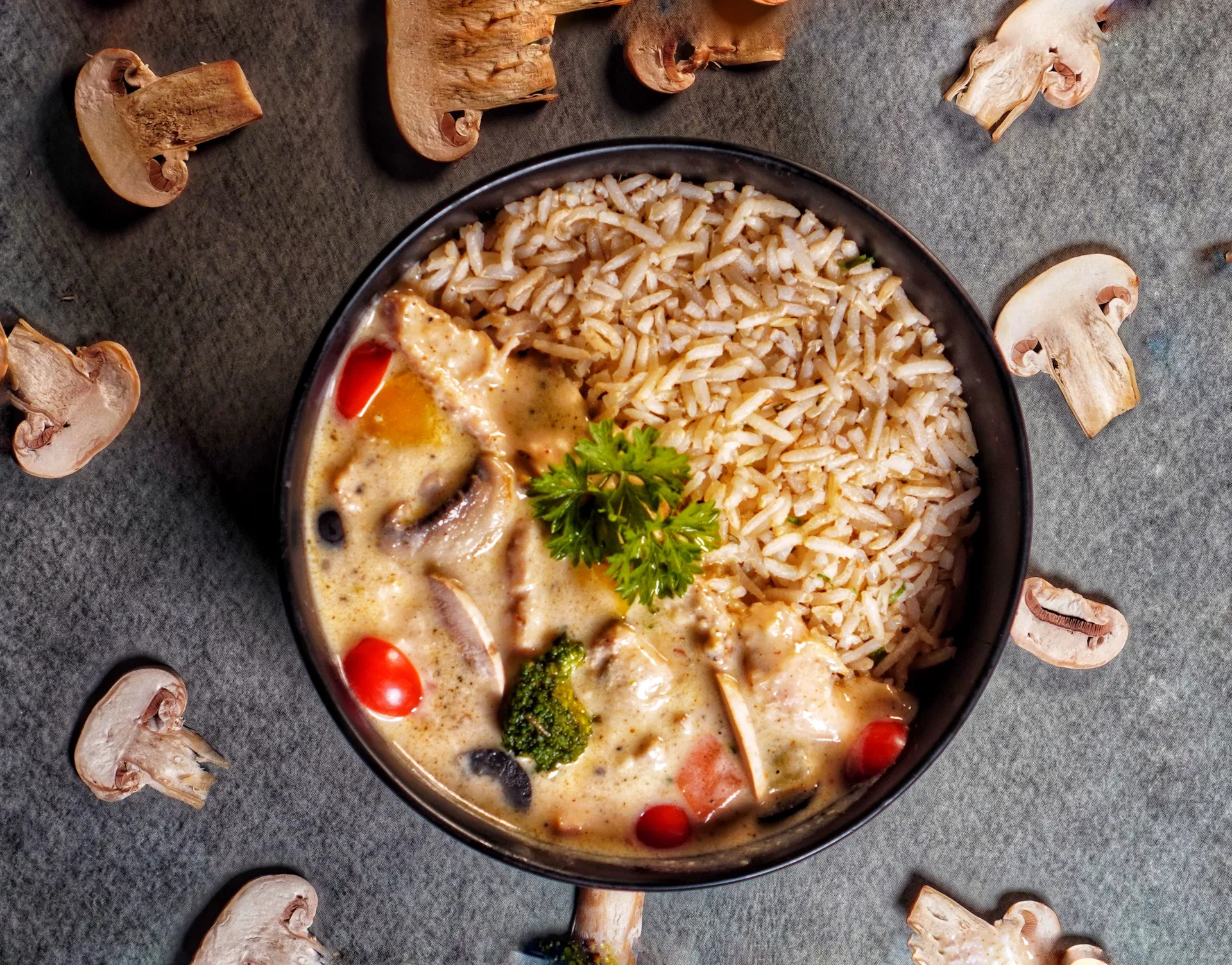 MKR Tuscan Paneer with Rice